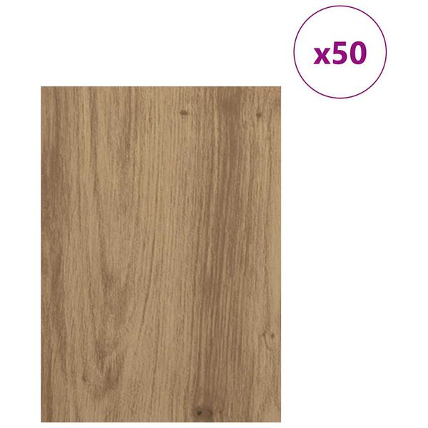 vidaXL Decor Panels 50 pcs Artisan Oak 15 x 21 x 0.27 cm