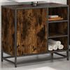 vidaXL Bathroom Sink Cabinet Smoked Oak 65x33x60 cm Engineered Wood