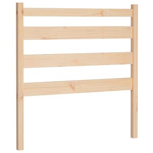 vidaXL Bed Headboard 106x4x100 cm Solid Wood Pine