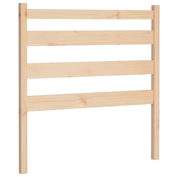 vidaXL Bed Headboard 106x4x100 cm Solid Wood Pine
