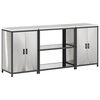 vidaXL Kitchen Storage Set HATTEM 3 pcs Silver Stainless Steel