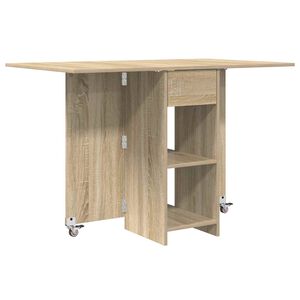 vidaXL Dinning Table 115 x 70 x 75 cm Engineered Wood Sonoma Oak