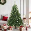 vidaXL Artificial Christmas Tree with 150 LEDs Green 150 cm PE and PVC