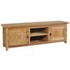 vidaXL TV Cabinet | Brown | Solid teak | Medium | TV Cabinet | Rectangular