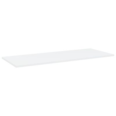vidaXL Bookshelf Boards 4 pcs White 100x40x1.5 cm Engineered Wood