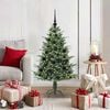 vidaXL Artificial Pre-lit Christmas Tree with Ball Set Green 120 cm