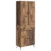 vidaXL 2 pcs Old Wood
