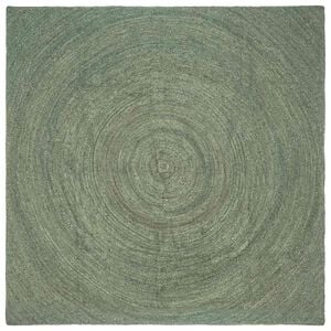 vidaXL Area Rugs Olive Green 300 x 300 cm Jute