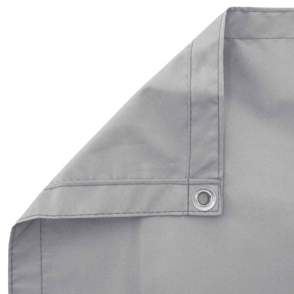 vidaXL Balcony Screen Light Grey 75 x 200 cm PU coated oxford alu