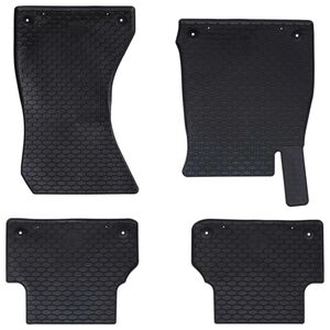 vidaXL Car Mat 4 pcs Black suitable for Audi A4 B9 2015-2024 Rubber