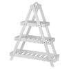 ProGarden Triangular Etagere 3 Layers MDF White