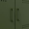 vidaXL TV Cabinets 2 pcs Olive Green 68x39x50.5 cm Steel
