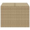 vidaXL Garden Storage Box Mix Beige 291L Poly Rattan