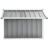 vidaXL Garden Robot Lawnmower Shed 92x97x63 cm Galvanised Steel Grey