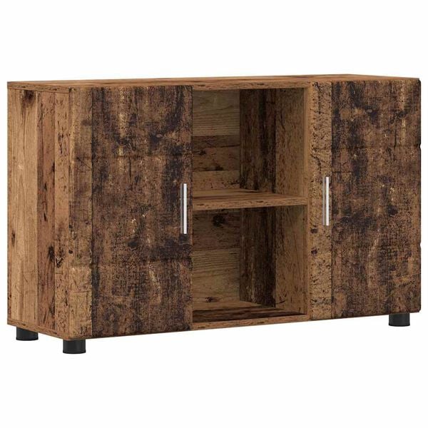 vidaXL Sideboard Old Wood 88.5 x 30.5 x 55.5 cm Engineered Wood