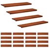 vidaXL Stair Treads 20 pcs 120 x 30 x 2 cm Brown Solid Beech Wood