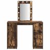 vidaXL Dressing Table Brown 102 x 33 x 135 cm Engineered Wood