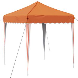 vidaXL Pop-up Party Tent 195 x 195 x 245 cm Orange Oxford Fabric