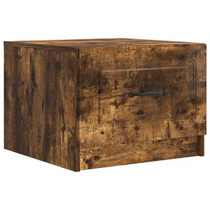 vidaXL Coffee Table Smoked Oak 49 x 50 x 37 cm Engineered Wood