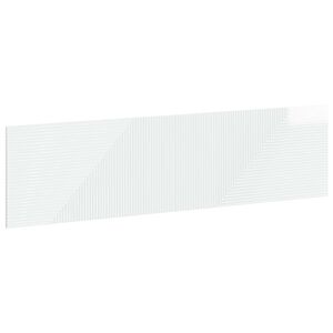 vidaXL Wall-Mounted Headboard HAARLEM High Gloss White Engineered Wood