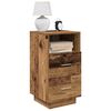vidaXL Bedside Cabinet with 2 Drawers Old Wood 36x36x68 cm