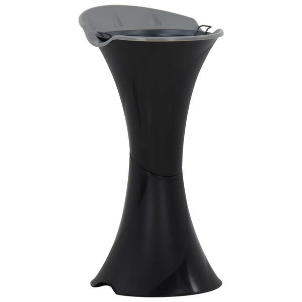 vidaXL Ashtray Stand Black 36x39x71 cm