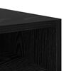 vidaXL Bedside Table 2 pcs Black Oak 40 x 40 x 50 cm Engineered Wood