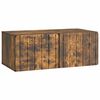 vidaXL Wall-Mounted TV Cabinet Smoked Oak 78.5 x 41 x 30 cm