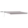 vidaXL Electric Retractable Awning Light Grey and Anthracite 4 x 3.5 m