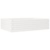 vidaXL Garden Planter White 90x60x23 cm Solid Wood Pine