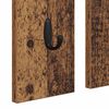 vidaXL Wall-Mounted Coat Rack Old wood 84 x 10 x 80 cm Engineered wood