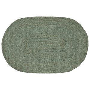 vidaXL Area Rugs Olive Green 100 x 152 cm Jute