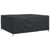 vidaXL Furniture Cover Plain Black 250 x 210 x 70 cm 600D