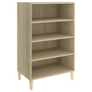 vidaXL Sideboard Sonoma Oak 57x35x90 cm Engineered Wood