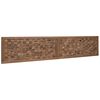 vidaXL Bed Headboard Natural Solid Teak Wood