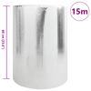 vidaXL Radiator Heat Reflector Silver 0.6 x 15 m Aluminium
