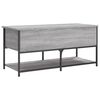 vidaXL Storage Bench Grey Sonoma 100x42.5x47 cm Engineered Wood