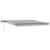 vidaXL Light Grey and Anthracite 5 x 3.5 m Polyester with PU coating