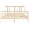 vidaXL Bed Frame without Mattress 160x200 cm Solid Wood Pine