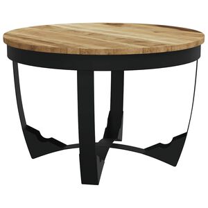 vidaXL Coffee Table Solid Rough Mango Wood 60x40 cm
