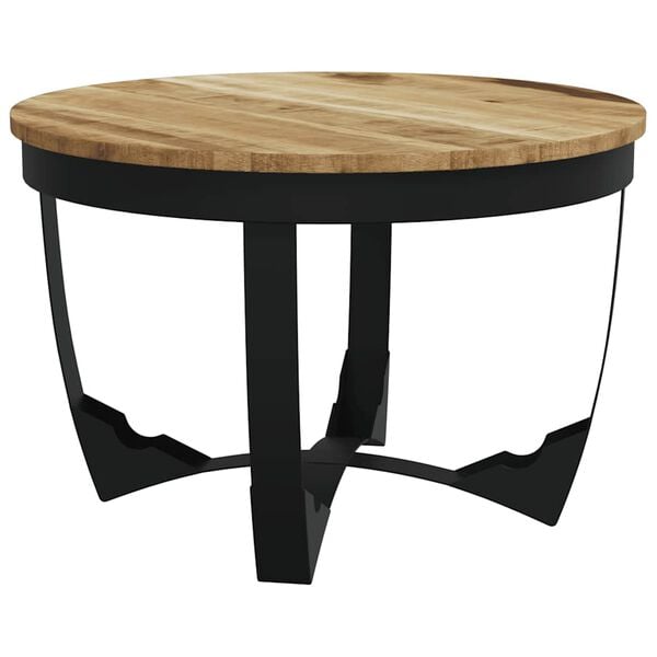 vidaXL Coffee Table Solid Rough Mango Wood 60x40 cm