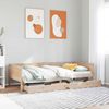 vidaXL Daybed with Drawers without Mattress 80x200 cm Solid Wood