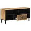 vidaXL TV Cabinet 100x33x46 cm Solid Wood Mango