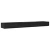 vidaXL Bed Drawers Black Oak 200 x 36.5 x 16.5 cm Engineered Wood