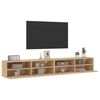vidaXL TV Wall Cabinets 2 pcs Sonoma Oak 100x30x30 cm Engineered Wood