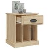 vidaXL Bedside Cabinet Sonoma Oak 43x36x50 cm