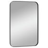 vidaXL Wall-mounted Mirror Black 40x60 cm Rectangle