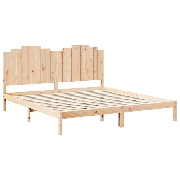 vidaXL Extra Long Bed Frame without Mattress&nbsp;200x220 cm Solid Wood