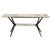 vidaXL Dining Table 180x90x76 cm Solid Mango Wood