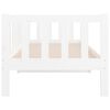 vidaXL Day Bed without Mattress White 90x190cm Solid Wood Pine
